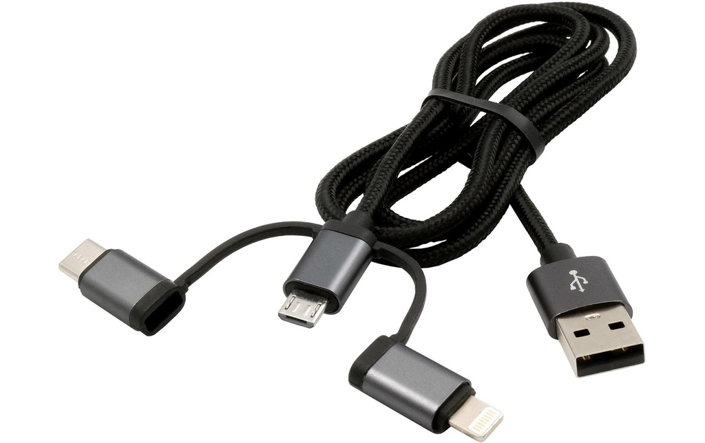 Exsys Câble chargeur USB EX-K1403-2 USB-A - USB-C 1 m