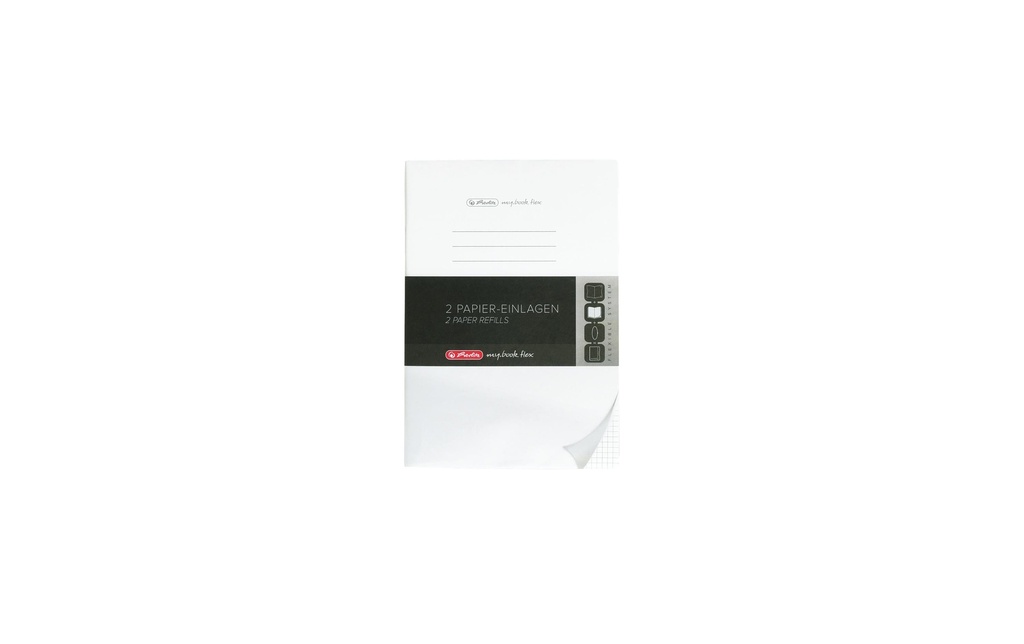 Herlitz Bloc-notes A5, au carré, 2x40 feuilles