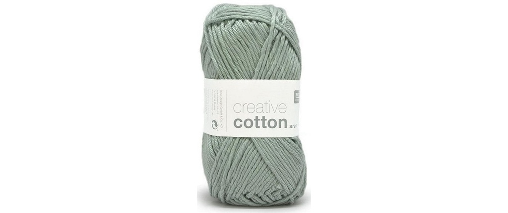 Rico Design Laine Creative Cotton Aran 50 g, patine