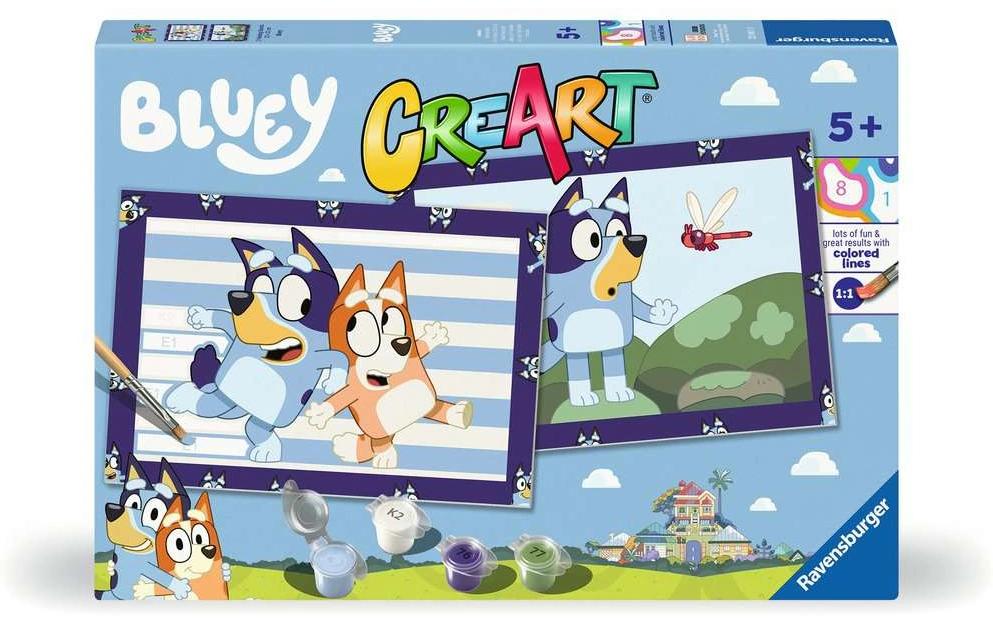 Ravensburger Peinture avec chiffres CreArt Bluey