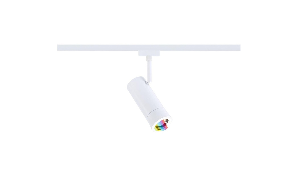 Paulmann URail Spot LED Tarie RGBW Zigbee, 4.5W, blanc de signalisation