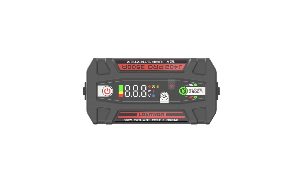 Lokithor Batterie de démarrage LiPO 12 V 88.8 Wh