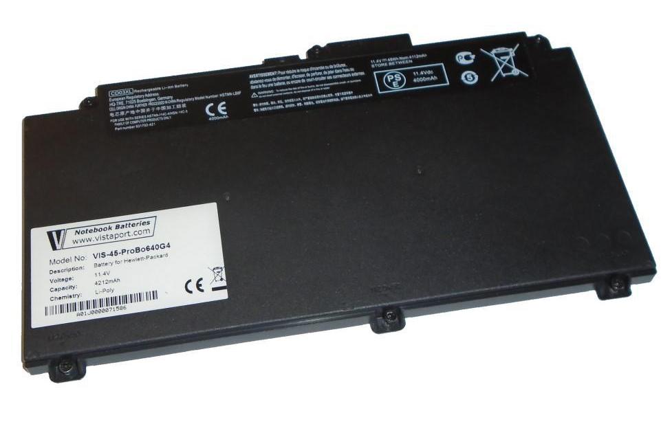 Vistaport Batterie pour HP Probook 640 G4 645 G4 650 G4