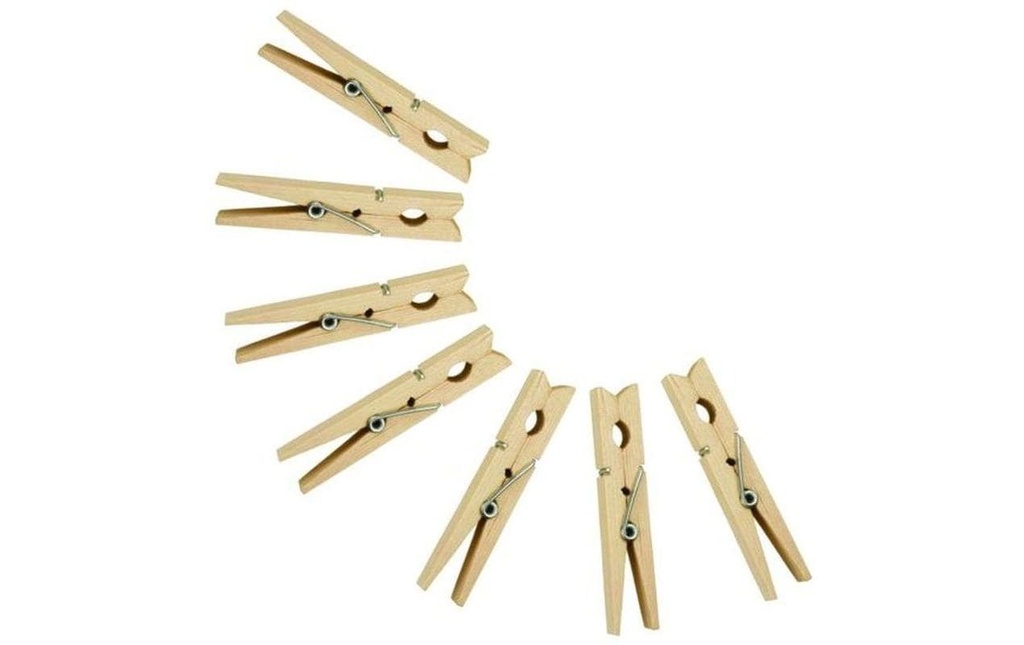 MSV Pinces à linge 10 cm, 24 Pièce/s
