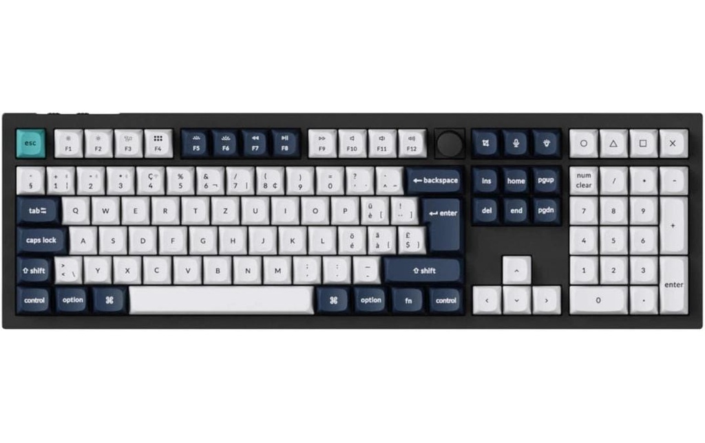 Keychron Clavier de gaming Q6 Max Black QMK Red Switch