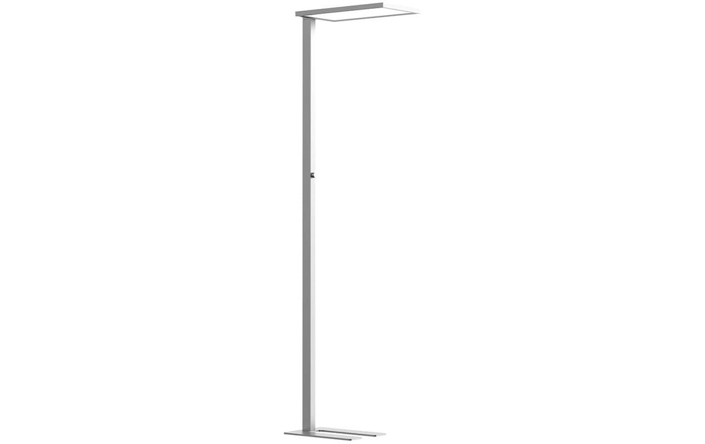 Contini Lampe sur pied de bureau dimmable 30W, 7500 lm, 6000K – argenté
