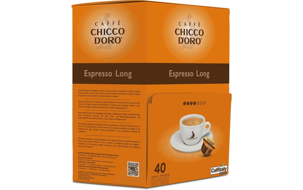 [245802376] CHICCO D'ORO Capsule café Espresso Long (40 pces)