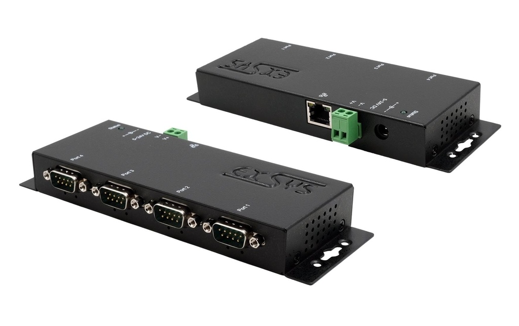Exsys Serveur d’Appareils sériel EX-6114-2 RS-232 à 4 ports