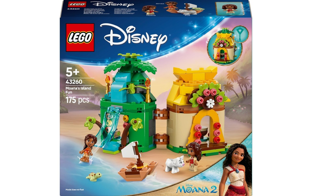 LEGO® Disney Princess Les plaisirs de l'île de Vaiana 43260