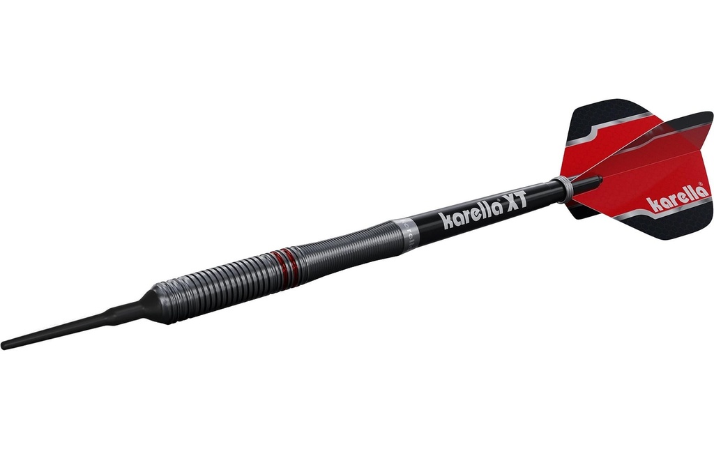 Karella Fléchettes Fléchettes souples Fighter 18g, 3 pièces – Noir