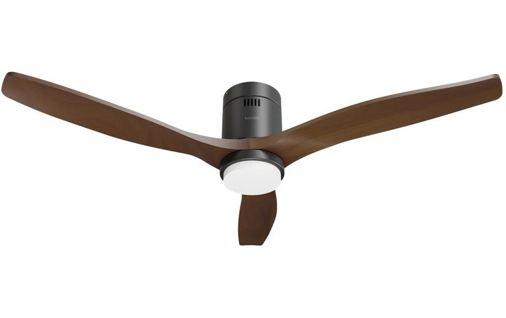 hombli Ventilatore a soffitto 1320 mm, Brun foncé