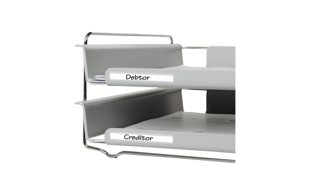 DJOIS Shelving Label Holders20x150mm (10 pces)