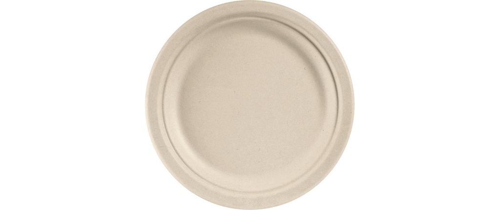 [248198937] DUNI Assiette Bagasse 22cm (50 pces)
