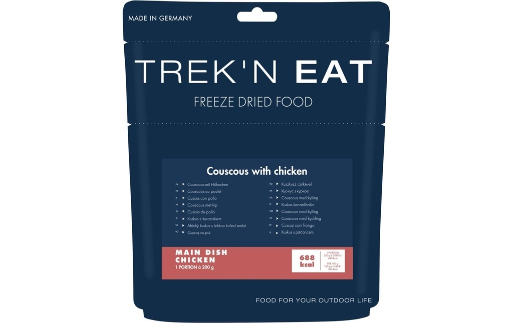 Trek 'N Eat Plat principal Couscous au poulet et aux légumes