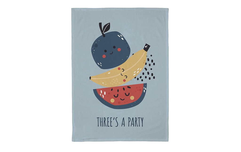 Chic Mic Torchon pour la vaisselle Threes a party 50 x 70 cm