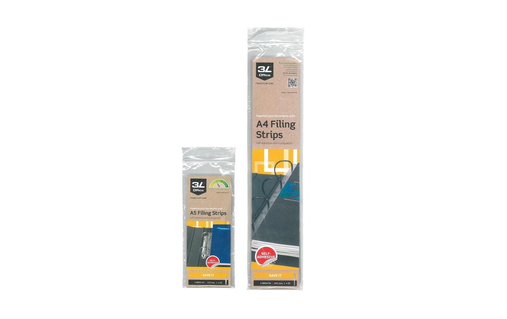 DJOIS Filing Strips 125mm à 50pcs (50 pces)