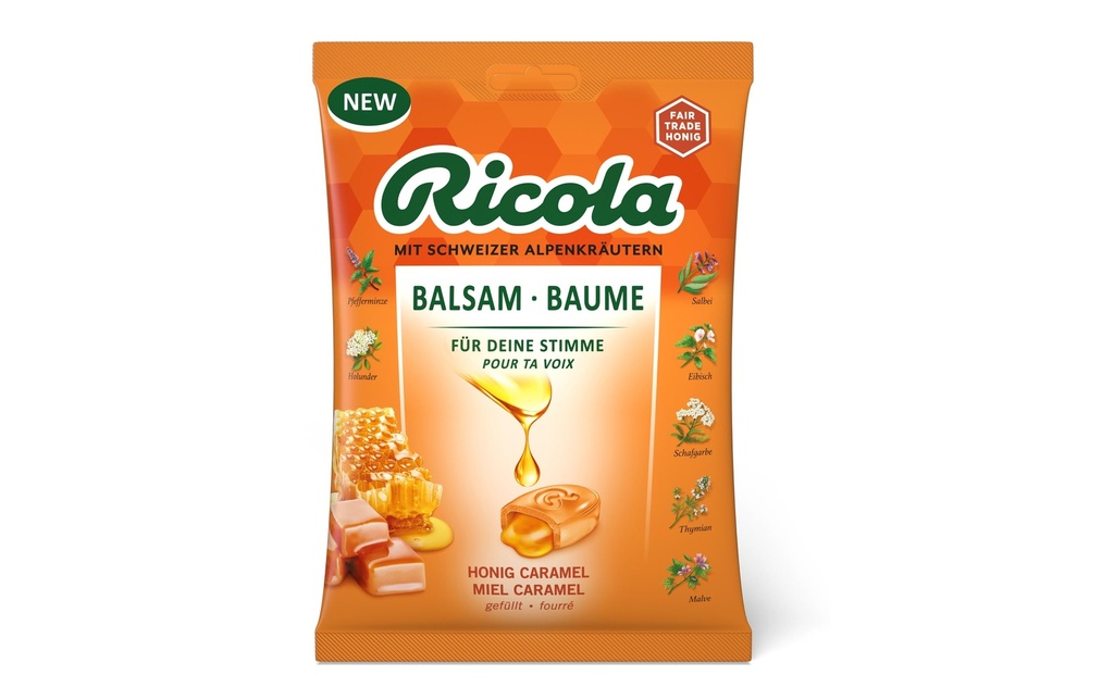 Ricola Bonbons Baume Miel-Caramel 68 g