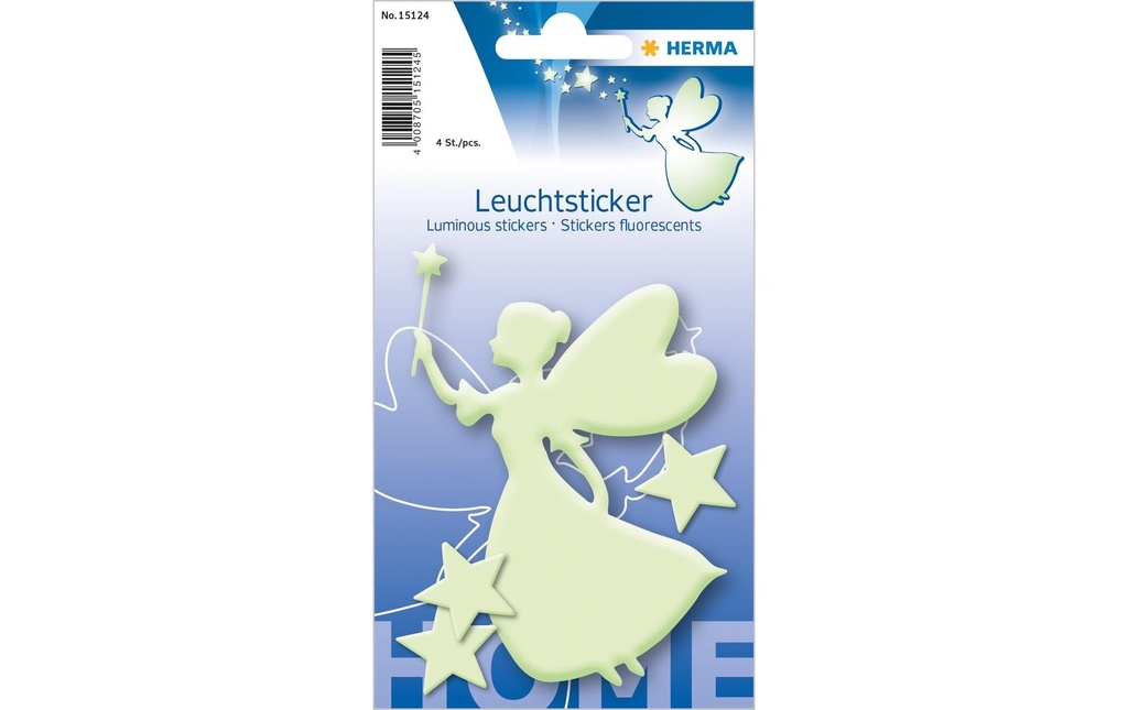 Herma Stickers Autocollant à motif La fée des étoiles, Noctilucent