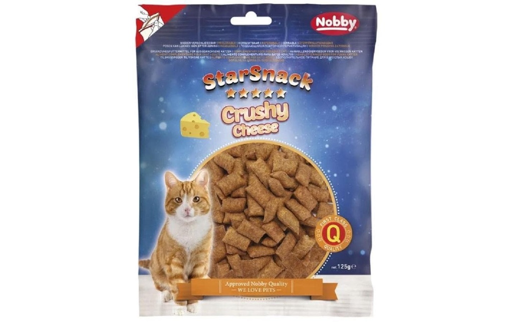 Nobby Collation pour chat StarSnack Crushy Cheese, 125 g