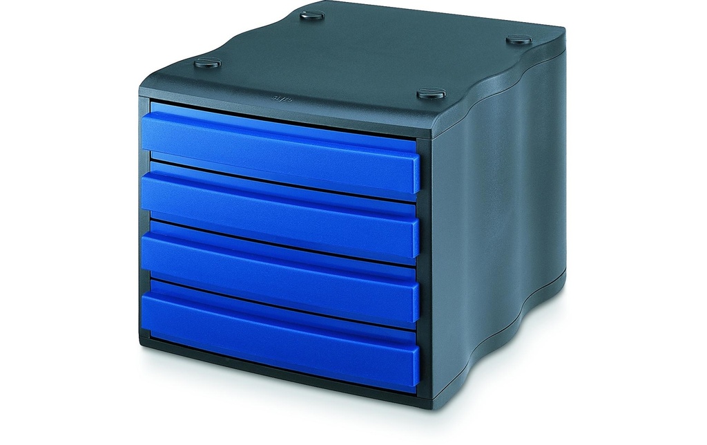 [248850039] STYRO styrowave 4tiroirs bleu-noir