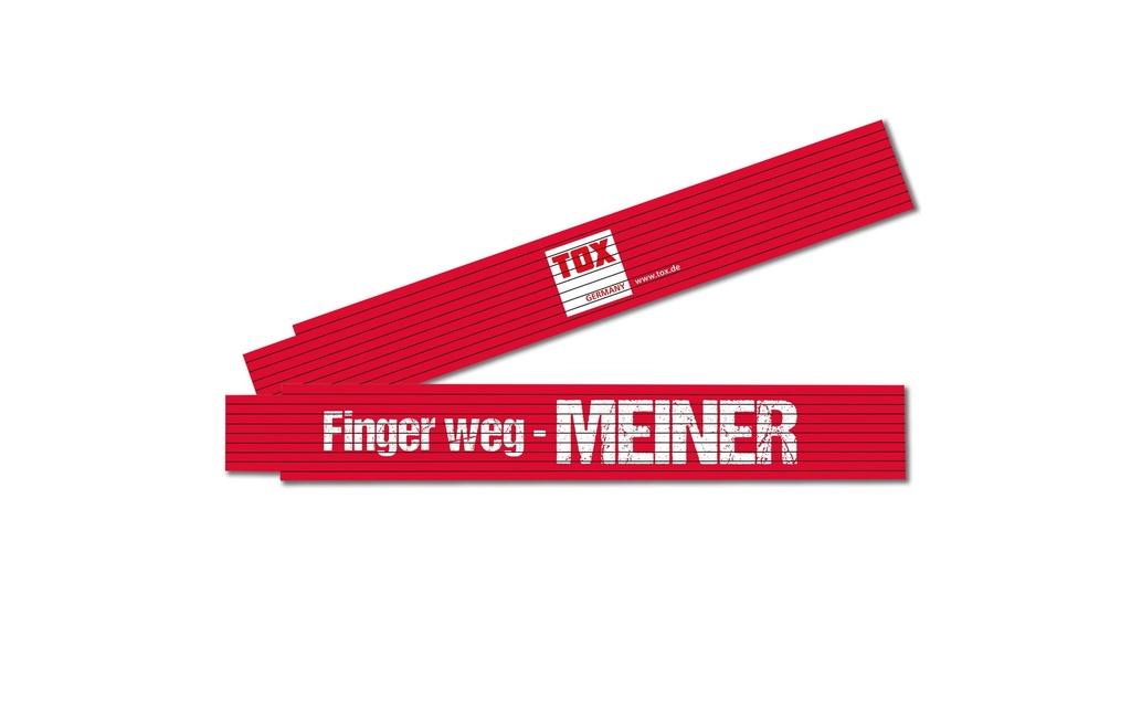 Tox-Dübel Double mètre «Touche pas – MONE», 2 m