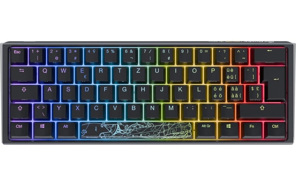 Ducky Clavier de gaming One 3 Mini Classic MX-Cherry Red CH-Layout