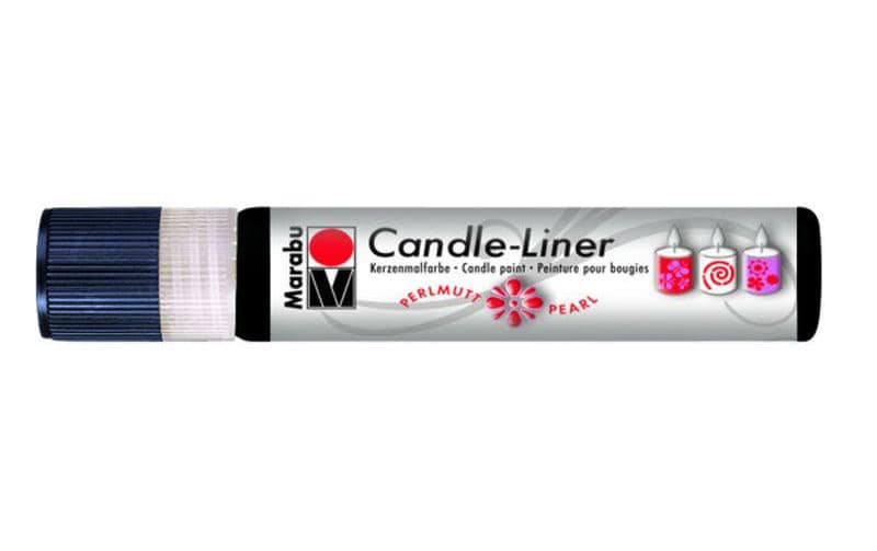 Marabu Peinture pour bougie Candle-Liner 25 ml, Noir