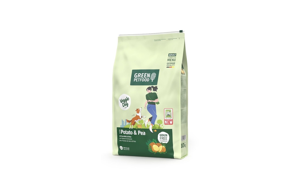 Green Petfood Alimentation sèche Potato et Pea 10 kg