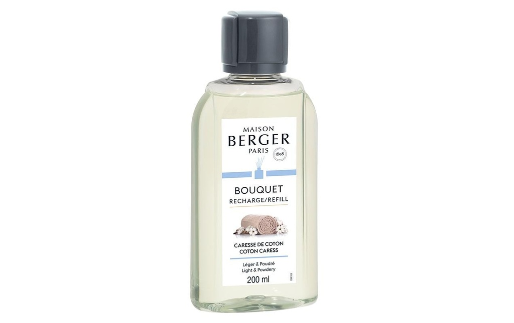 Maison Berger Bâtonnets parfumés Recharge Caresse de Coton 200 ml