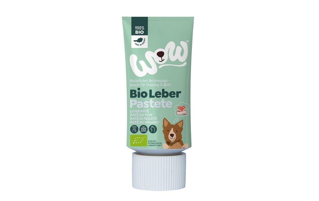 WOW Friandise Pâté de foie BIO 80g 80 g