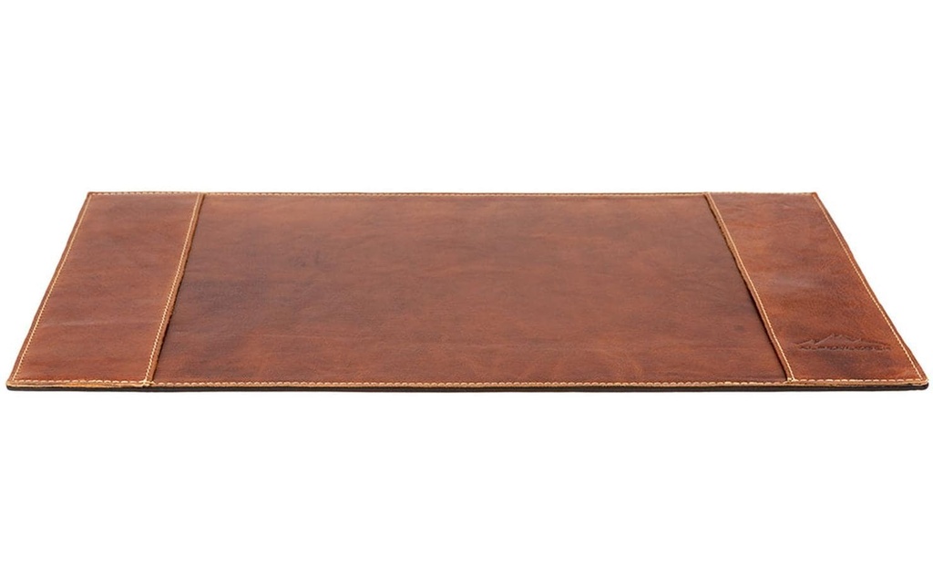 Alpenleder Sous-main Piémont 51.5 x 29 cm, Cognac