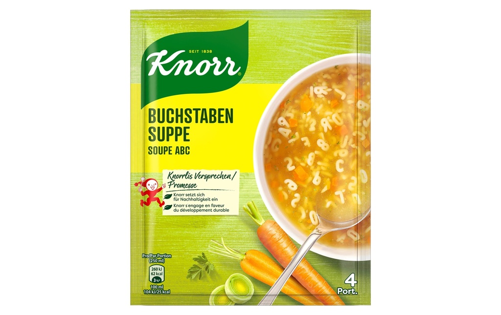 Knorr Soupe de lettres 4 portions