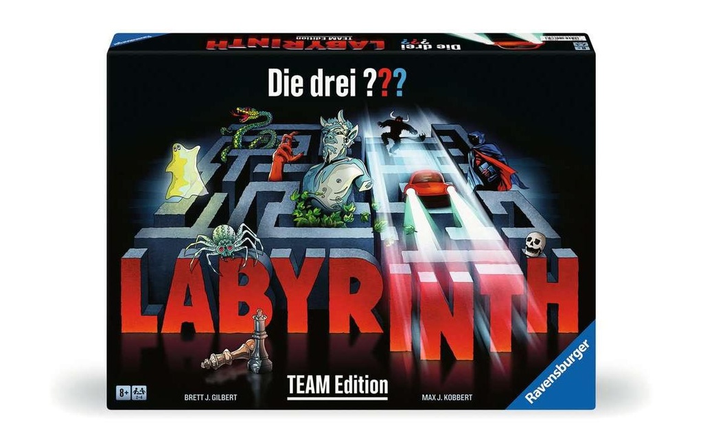 Ravensburger Jeux pour la famille Die drei??? Labyrinth – Team Edition