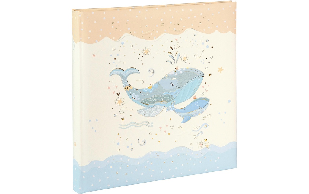 Goldbuch Album de bébé Blue Whale, 30 x 31 cm, 58 pages
