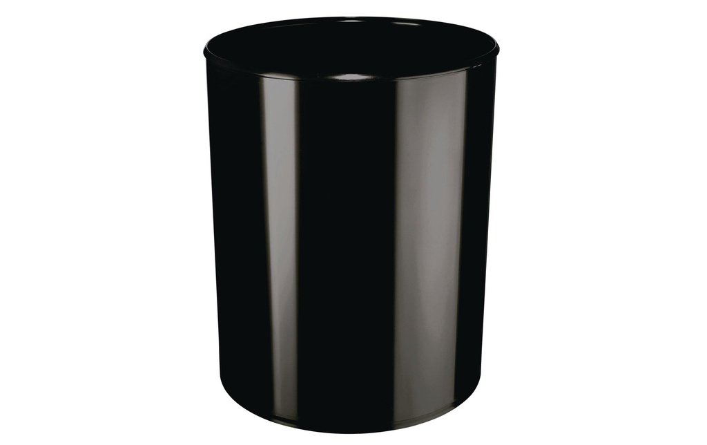 HAN Corbeille à papier Retardateur de flamme, 20 l, noir