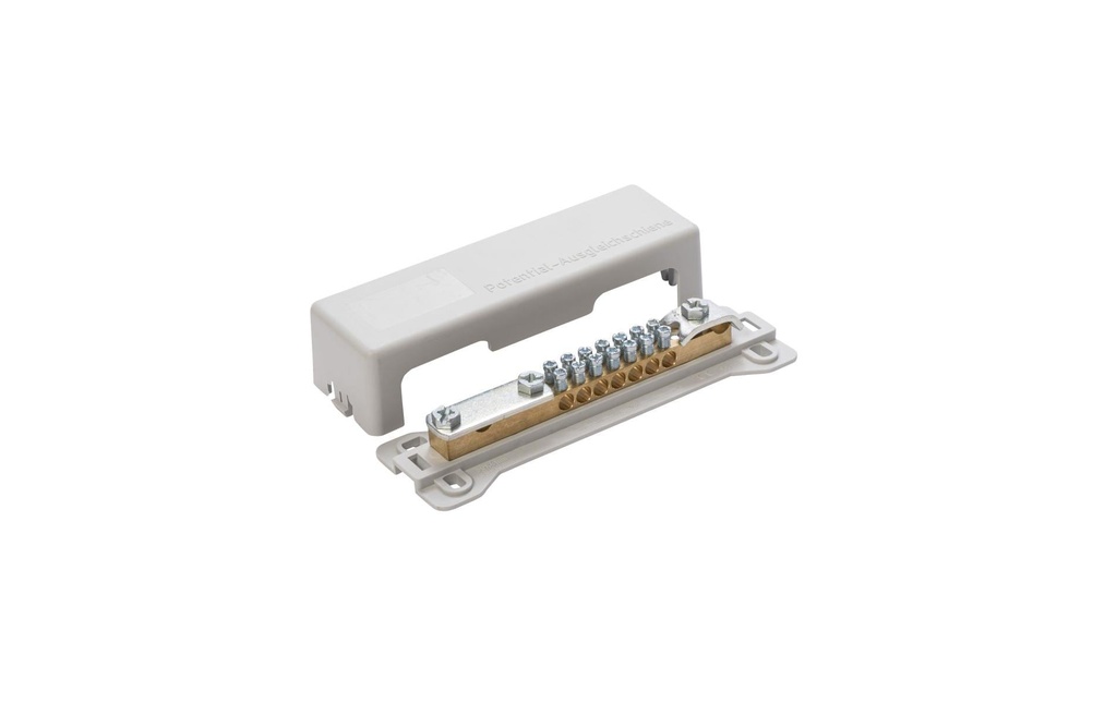 Elbro Rail d'équilibrage de potentiel 7 bornes, gris