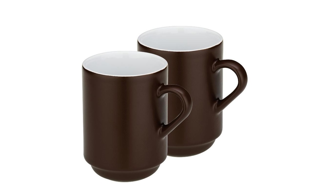 Kela Tasse à café 300 ml, 2 Pièce/s, Brun