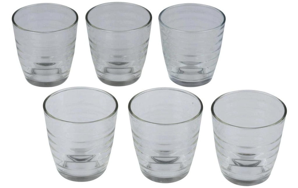 alpina Verres à boire 225 ml, 6 Pièce/s, Transparent