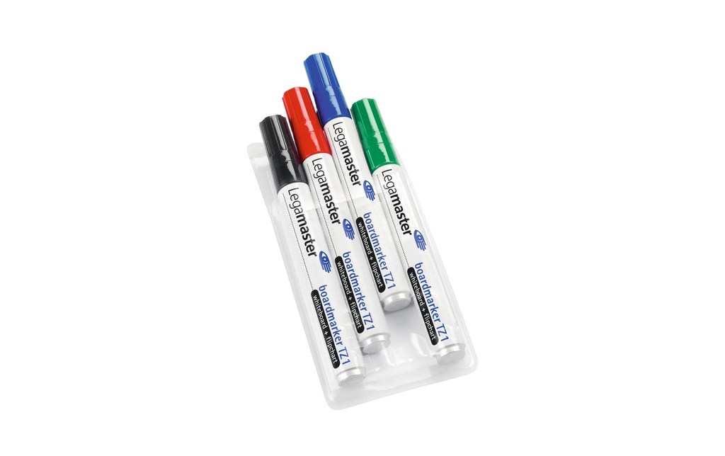 [251100123] LEGAMASTER Boardmarker TZ1 set à 4 (4 pces)