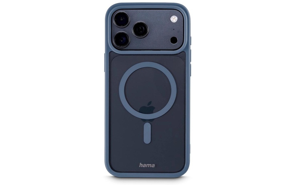 Hama Coque arrière Frame Protect iPhone 17 Pro Max Bleu