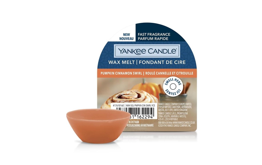 Yankee Candle Signature Plaquettes de cire parfumées Pumpkin Cinnamon Swirl
