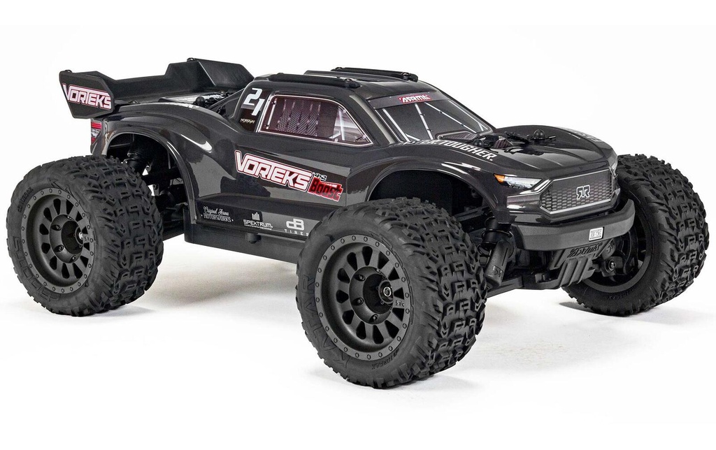 Arrma Stadium Truck Vorteks 4x2 Boost Mega, noir RTR, 1:10