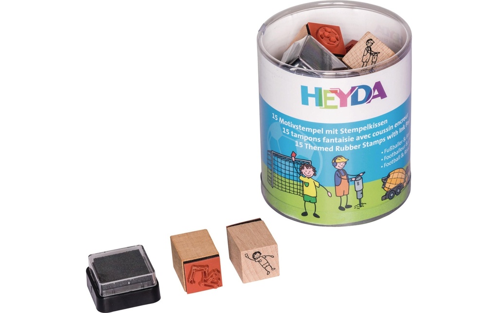 Heyda Set de tampons Football/Chantier