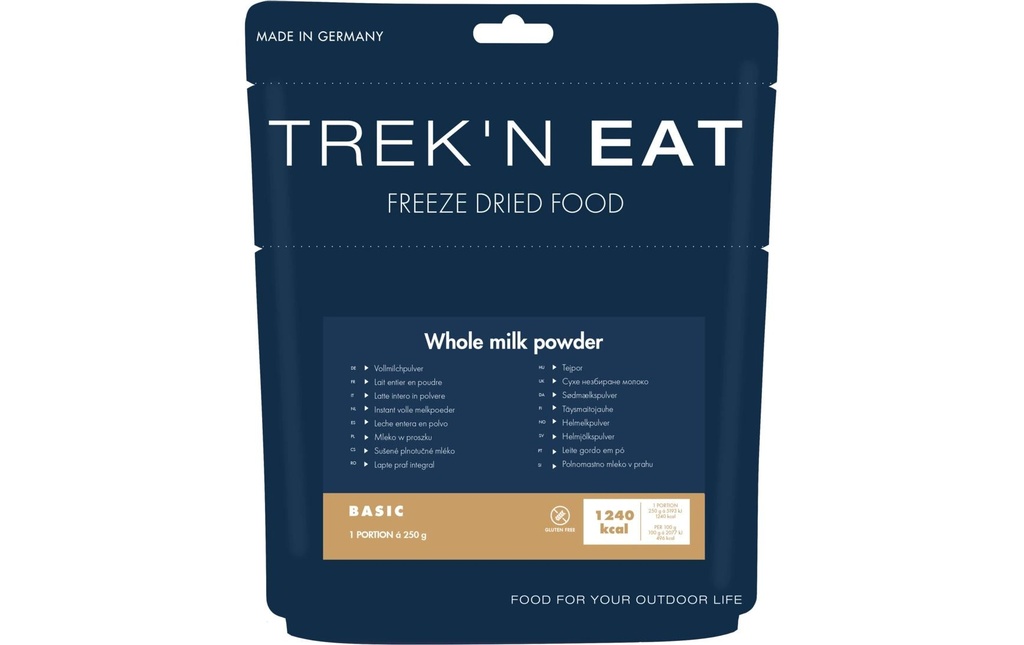 Trek 'N Eat Lait entier en poudre – Instantané