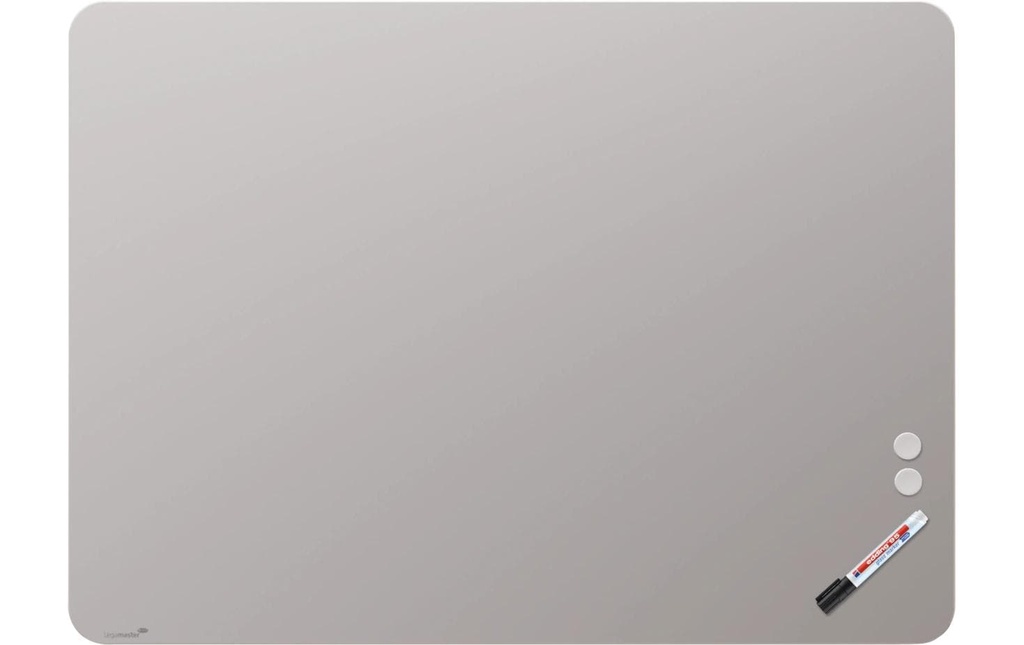 LEGAMASTER Glasboard 90x120cm Warm Grey