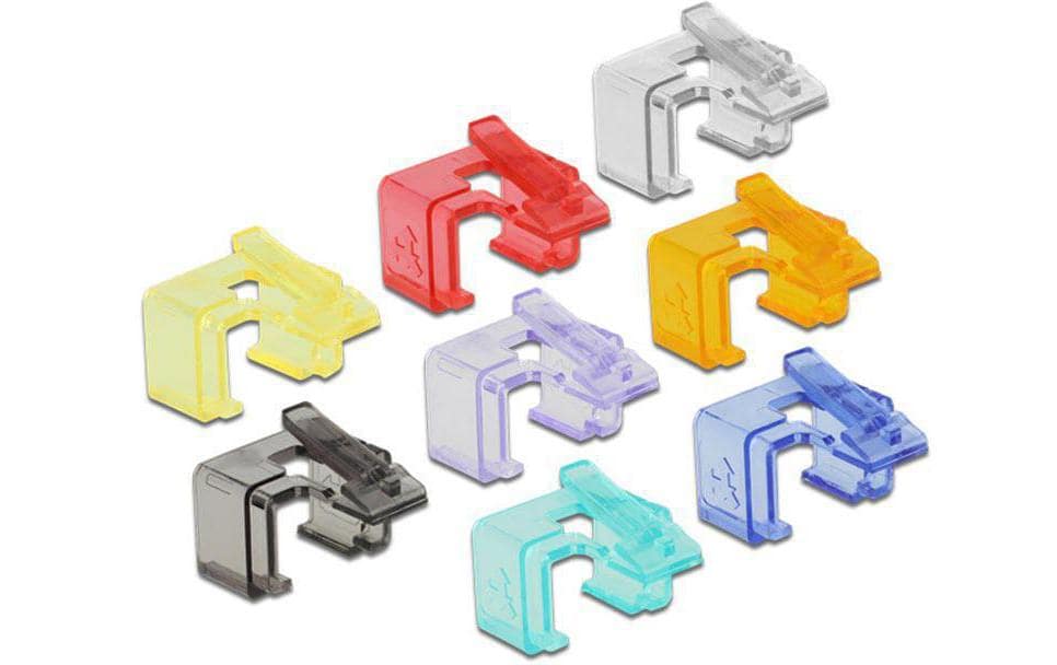 Delock Clips de réparation Kit RJ45 16 Pièce/s