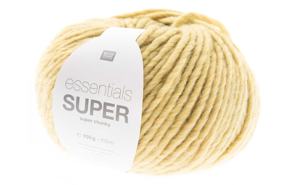 Rico Design Laine Essentials Super Super Chunky 100 g, jaune pastel