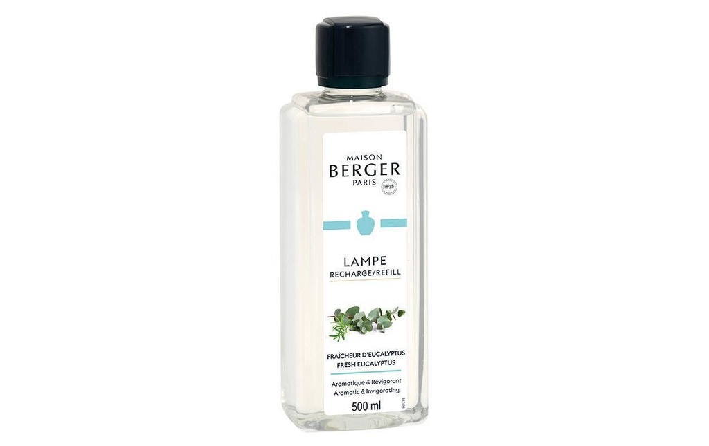 Maison Berger Recharge pour diffuseur de parfum Fraîcheur d'Eucalyptus 500 ml