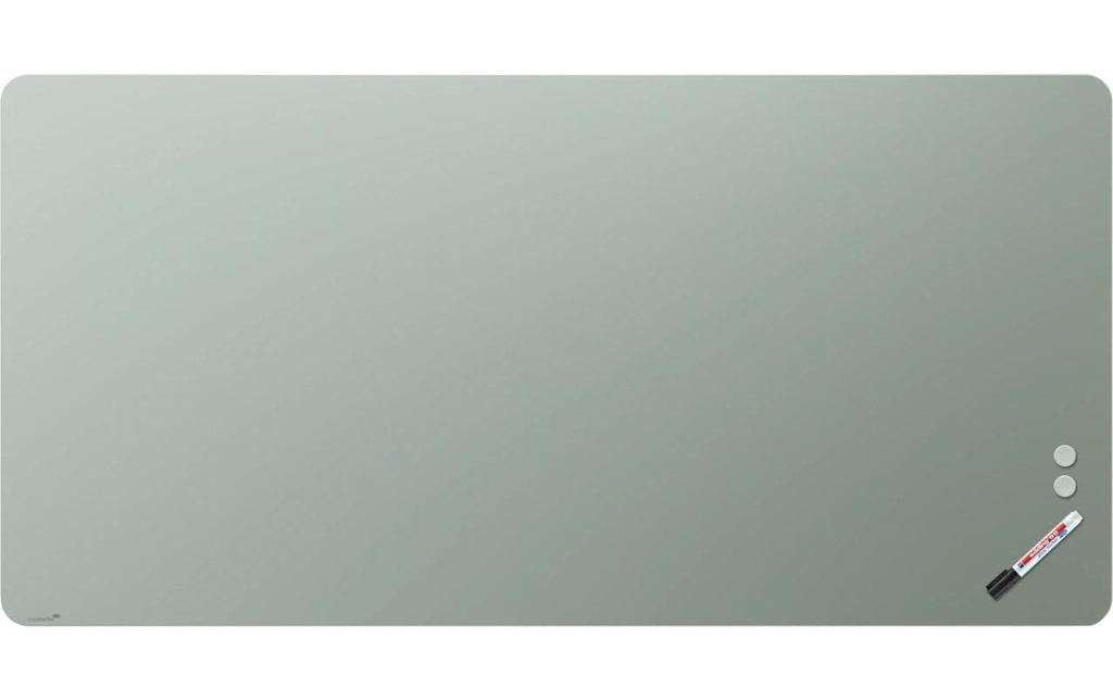 LEGAMASTER Glasboard 100x200cm Sage Green