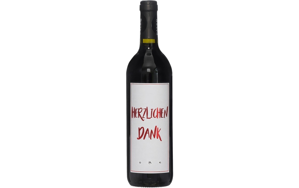 Dreams and Fantasy Idea regalo Vin rouge Merci beaucoup Rouge, 750 ml